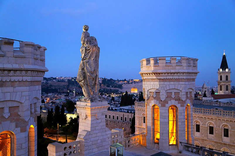 Centro Notre Dame de Jerusalén - Lateral| Tierra Santa